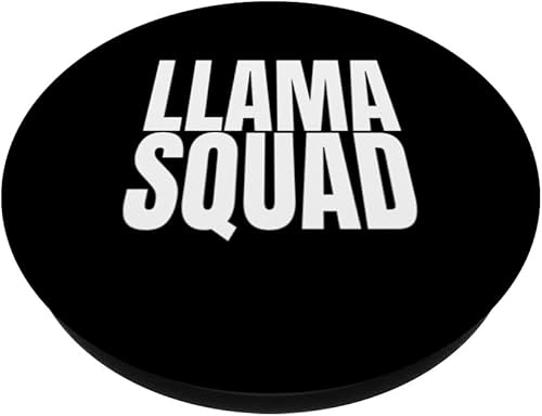 Miniatura 2 de Funny Llama Squad Team Llamas Sunset Cool Alpaca PopSockets intercambiables PopGrip