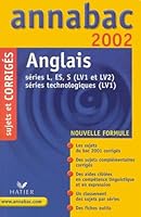 Annabac 2002 anglais corriges 2218736802 Book Cover