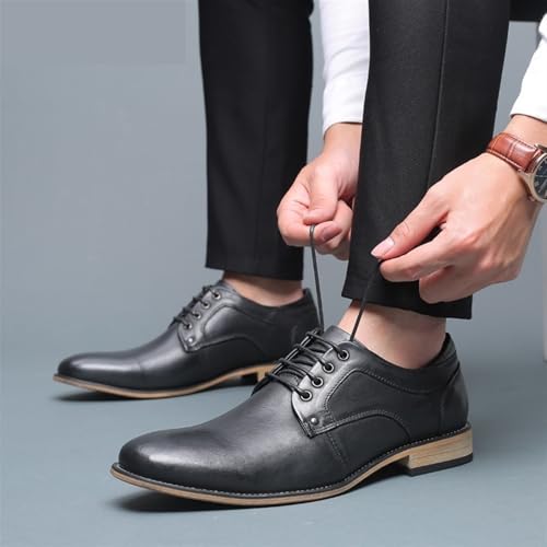 Dress Shoes for Men Men's Genuine Leather Oxfords Casual Dress Shoes for Business and Weddings3