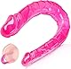 Sextoy Doppeldildos in Pink Realistischer Dildo 30 cm Länge Flexibler TPE G-Punkt Stimulation 100% Wasserdicht Dildo Anal Durchmesser von 2-3 cm Weicher Dildo Analdildo spielzeug damen FOPS D28