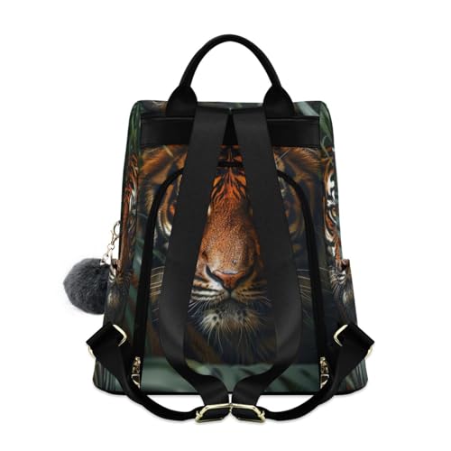 Mochila antirrobo para mujer con pompón decorativo y diseño impermeable 2