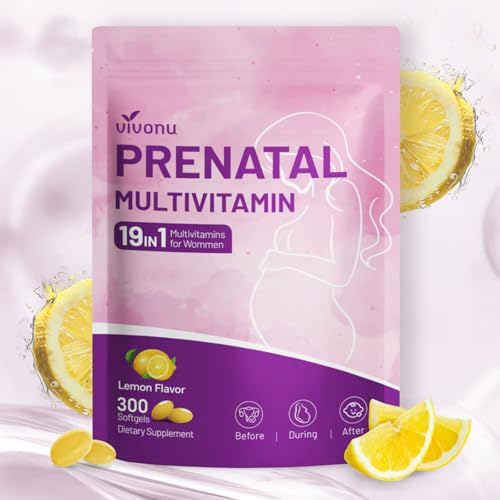 75% off - VivoNu 19 in 1 Prenatal Multivitamin, Prenatal Vitamins for Women, Vitamin C D3, K2, B6, B12 with...