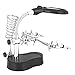 Repair Stand Magnifying Glass Magnifier Clamp with LED Light Workbench, Adjustable Position for Repairing Jewelry Jade, Carving, Electrical Appliances, Laboratory (TE-801)