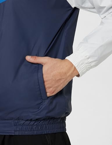Image of The Indian Garage Co Men Regular Fit Colorblocked Wind Cheater