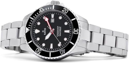 Image of RATIO FreeDiver Sapphire Crystal Women's Diver Watch Japanese Automatic Movement Dive Watch 200m Water Resistant Diving Watch