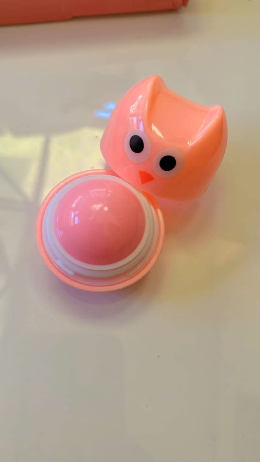 Generic Owl Shaped Cute Fruit Lip Balms. Set of 2 Random Different Flavoured Lip Balms-picture-18