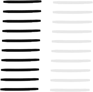 GLEAVI 40pcs Glasses Non- Foot Cover Sunglasses End Tips Ear Grip Hook Sunglass Leg Sleeves Silicon Ear Plugs Clear Glasses Glass Holders Eyeglass Glasses Sleeves Eyeglass Tools Black