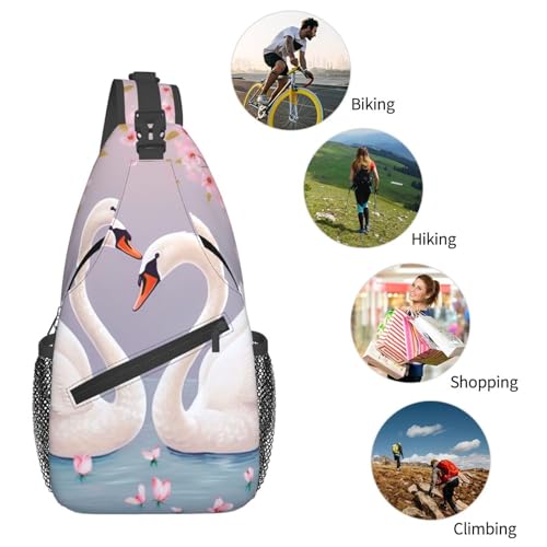 Bolso Sling para Mujeres y Hombres con Estampado Floral miniatura 5