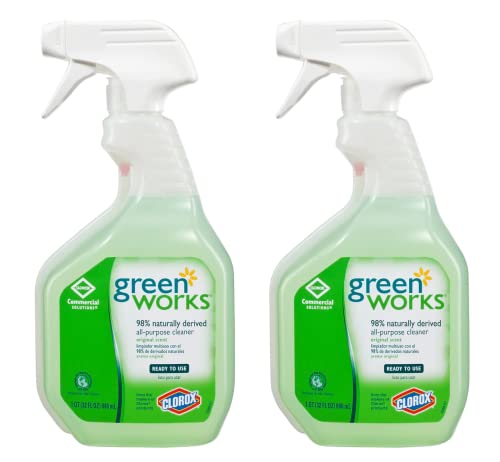 Image of Greenworks All-Purpose and Multi-Surface Cleaner, Original, 32oz Smart Tube Spray Bottle (2 Bottles) - Package May Vary