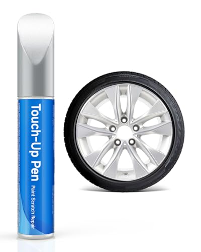 RSACET Silver Wheel Rims Touch Up Paint Compatible with BMW Wheel - DIY Curb Rash Repair With Color-Matched