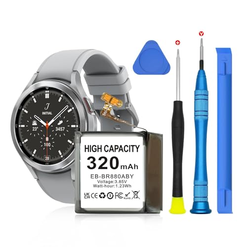 320mAh Replacement Battery EB-BR880ABY – compatible with Samsung Galaxy Gear Watch 4 40mm (SM-R860, SM-R865) & Galaxy Watch 4 Classic 42mm (SM-R880, SM-R885) – includes tools