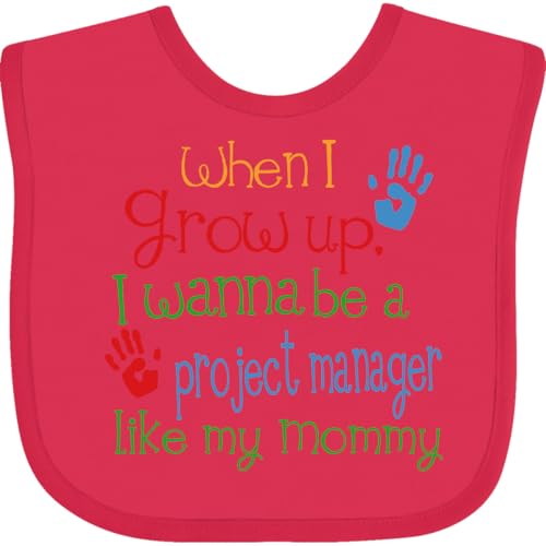 inktastic Project Manager Like Mommy Baby Bib