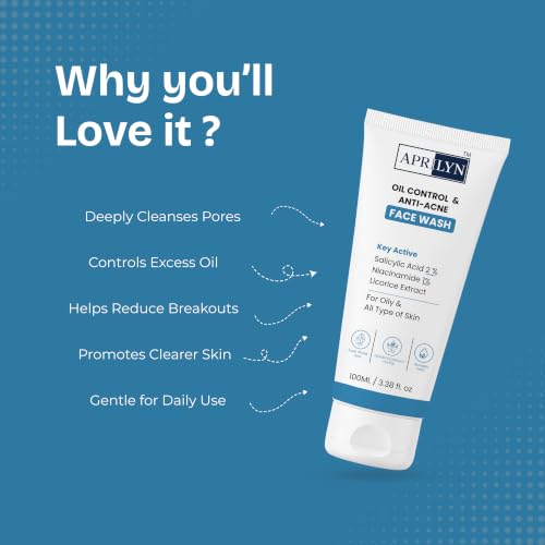 Image of 2% Salicylic Acid Oil Control Face Wash | For Oily & Acne-Prone Skin | With Niacinamide, Tea Tree Oil | Helps Reduce Pimples | Unclogs Pores | Controls Excess Oil | 100ml