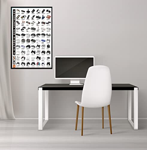 Superpôster BGS - Combo A História Ilustrada dos VideoGames e Controles