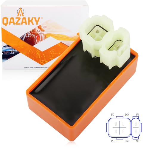 QAZAKY AC 6-Pin CDI Box for GY6 50cc 70cc 80cc