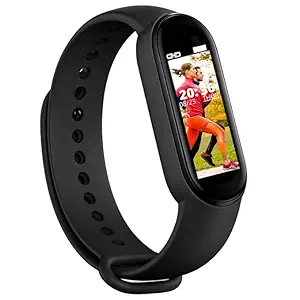 Drumstone M9 M9 Smart Watch Band | Heart Rate Monitor | Activity Tracker | Waterproof | Steps Counter | Calorie Counter | Blood Pressure Monitor | Unisex | Smart Notifications | Long Battery Life