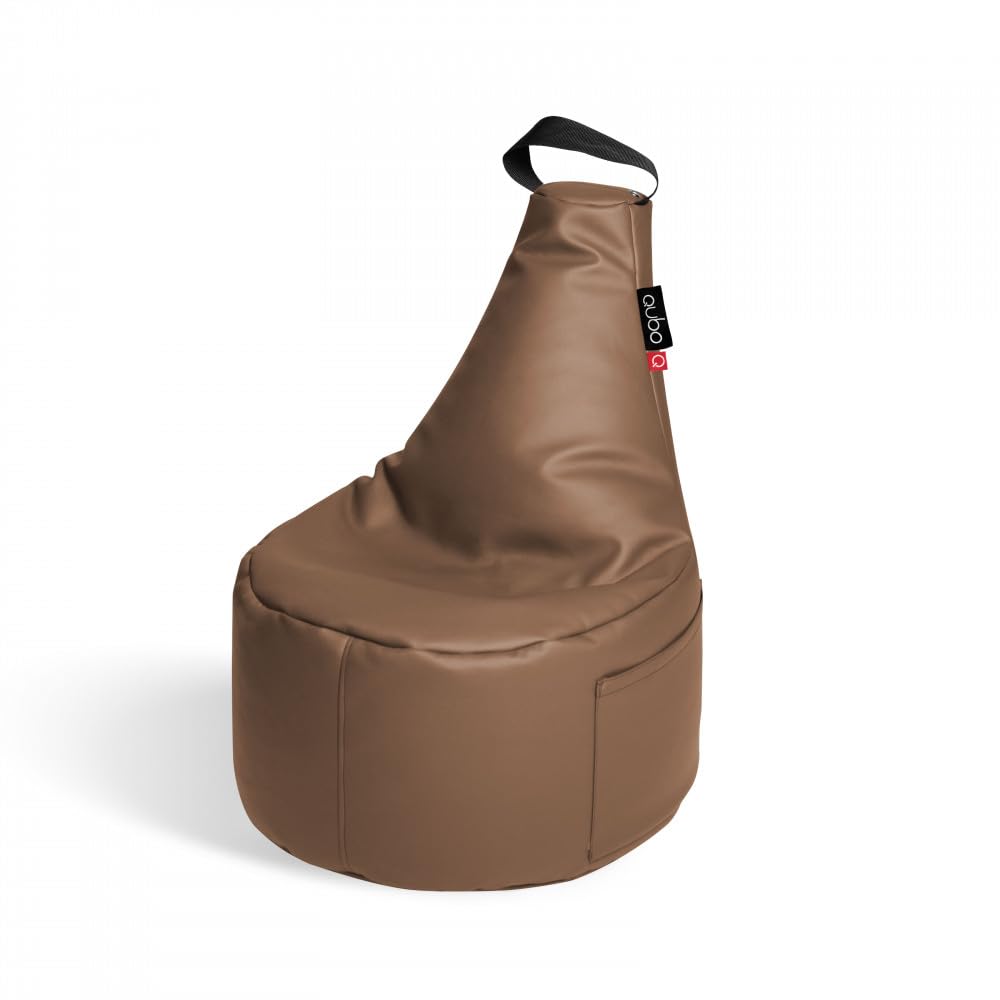 Qubo™ Fusion Sitzsack | Ergonomisches Design | Leichte Polystyrolfüllung | Strapazierfähig, mobil und flexibel | Innen & Außen geeignet | Physalis Soft Fit