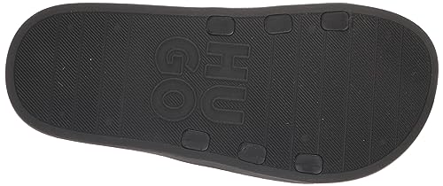 Image of HUGO Men's Stacked Logo Slide Sandal