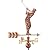 Good Directions Golfer Weathervane, Pure Copper