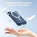 Vexnara for Magsafe Power Bank, 10000mAh Magnetic Power Bank with USB-C Cable and PD 20W USB C Fast Charging LED Display, Wireless Portable Charger for iPhone 17/16/15/14/13/12/Pro/Pro Max