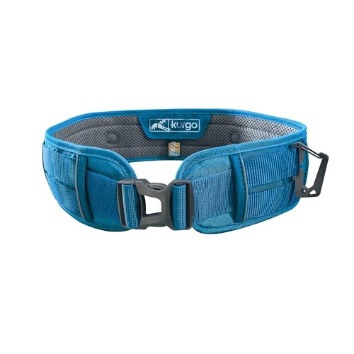 Kurgo Cintura Multiuso, Cintura da Corsa Regolabile per Cani, Cinturone da Corsa a Mani Libere per correre, Passeggiate e le Escursioni