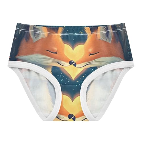 Girls' Underwear Foxes in Love Toddle Brief Panties 2T 20325904
