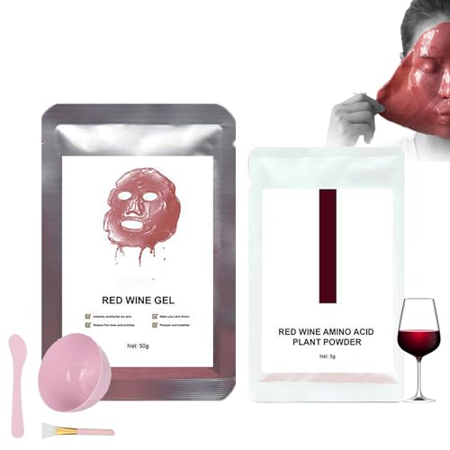Peel-Off Jelly Facial Mask, Gesichtsmaske Peel-Off, Gelee-Maskenpulver für Gesichtsbehandlungen, SPA-Modelliermaske/Ton/Schlamm oder Heim-DIY-Gelmaske für die Gesichtspflege
