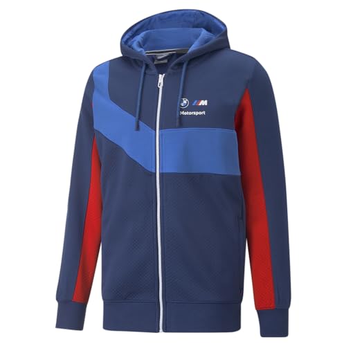 Chaqueta PUMA BMW M Motorsport de hombre azul talla S con capucha