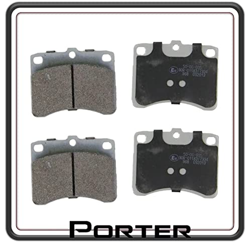  KIT PASTICCHE PASTIGLIE FRENO COMPATIBILI CON PIAGGIO PORTER 1000 - PIAGGIO PORTER 1300 16V FINO AL 2009 - PIAGGIO PORTER 1200 1400 DIESEL