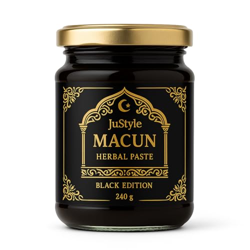 Ottoman Black Power Macun Herbal Gel 240 gr de alta dosis para el hombre activo con maca, tribulus, ginseng