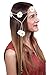 Produktbild 70er Jahre Hippie Stirnband Flower Power Mottoparty Outfit Zubehör Haarschmuck Lederband