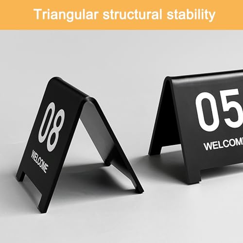Plaques d'immatriculation de table en acrylique de qualité pour banquet chic