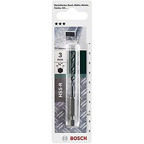 Bosch 2609255140 Adaptadores Hexagonales para Taladro de Brocas Metal Cover