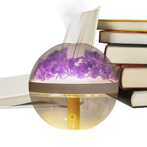 Humidificadores portátiles para viajes, humidificador pequeño para escritorio, capacidad de 270 ml, recargable por USB, purificación de hidratación de aire con luz nocturna para sala de estar, viajes