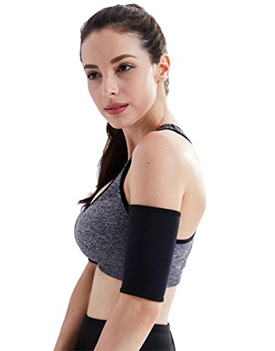 Ausom Mens and Womens Hot Thermal Arm Wraps- Best Neoprene Arm Fat Burner for Slim Effect and Protection- High- End Pure Color Workout & Exercise Sweating Sauna Sleeve
