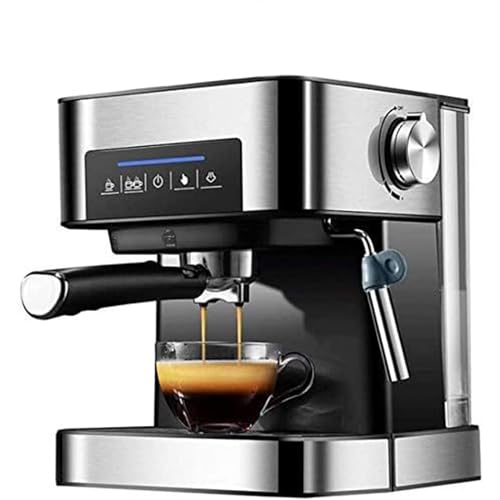 QJRGUY Machine Bean To Cup Espresso Semi Automatic Electric Coffee Freestanding Stainless Steel