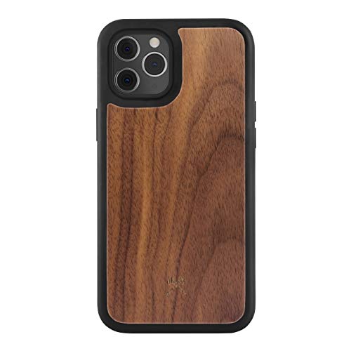 Woodcessories - Real Walnut Case Compatible with iPhone 12 Mini, EcoBump