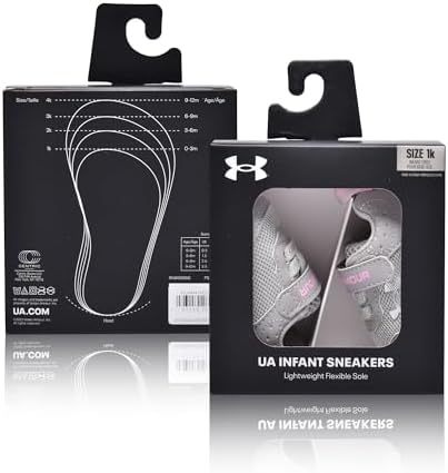 Under Armour Unisex-Child Assert 10 Crib Shoe, Grey, 4k | Image 3