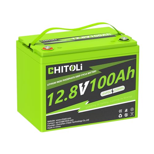 CHITOLI 12V 100Ah LiFePO4 Battery