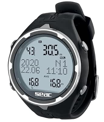 Seac Action Dive Computer with Scuba and Freediving Modes