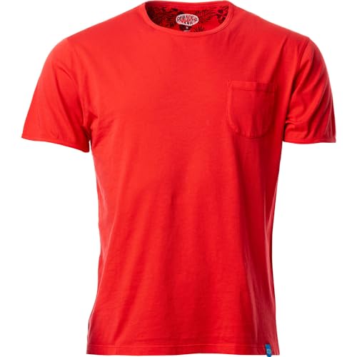 Panareha Men's Pocket T-Shirt Margarita Light Red (L)