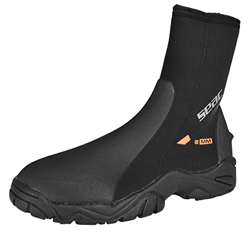 Escarpín de buceo Seac Pro HD de 6 mm con suela rígida 6