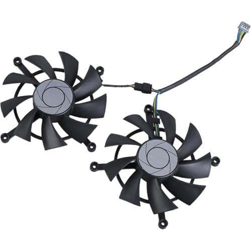AMISENK Ventilador de refrigeración avanzado de GPU con ventiladores individuales/dobles para RTX3060ti 3070 GPU, ventilador de control de temperatura para tarjeta gráfica