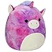 Squishmallows Original 14-Inch Lola Purple and Pink Tie-Dye Unicorn - Large Ultrasoft Official Jazwares Plush