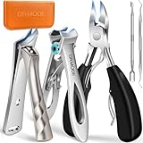 Profi Nagelknipser Fußnägel, DRMODE Zehen Nagelknipser Groß für Senioren...