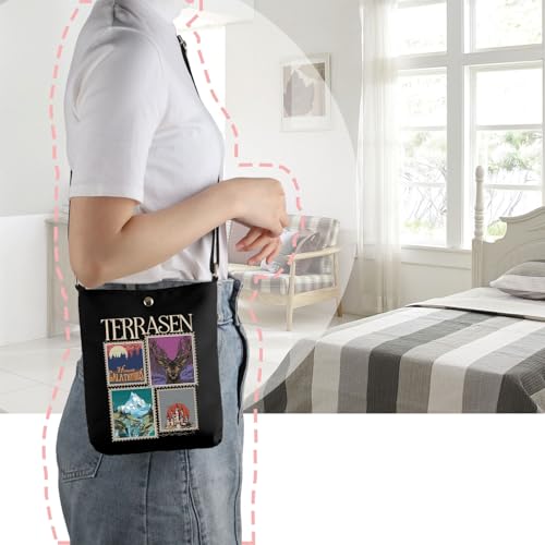 VAMSII T Fantasy Book Crossbody Bag Literary Book Gifts Fiction Fan Gift4