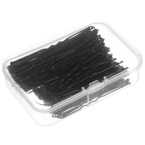 HONITANO 150 Piezas Horquillas para Cabello Grueso Pines Franceses Curvos Clips Resistentes para Recogidos y Peinados Updo Accesorios de Metal Duradero para Mujer