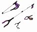 32 inch Foldable GrabRunner Reacher Grabber Tool with Magnetic for Seniors, Disabled, After Surgery Recovery(Dark Purple)