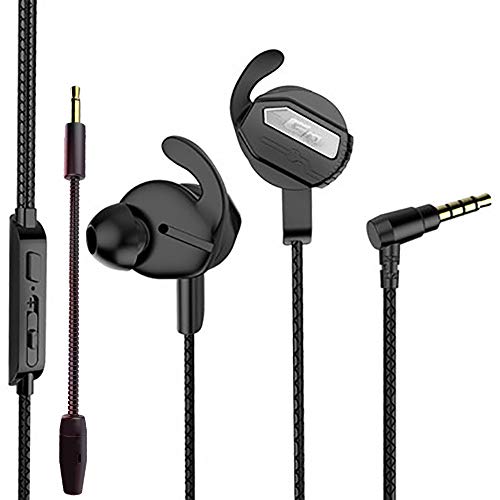 Gaming Headphones Gamer E-Sport Headset 3.5mm Audio Plug Wired Earphones with Detachable Dual