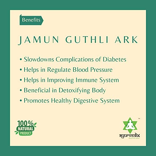 Image of Jamun Seed Ark 200 ml | Jamun Guthli (Syzygium cumini) Hydrosol | Supports Digestion, Metabolism & Daily Wellness | Herbal Detox & Antioxidant Support | Ayurvedic Liquid | FSSAI Certified